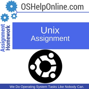 Unix Assignment Help